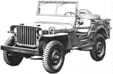 Willys MB/Ford GPW, 1941 (Рисунок: ч/б, 6К)